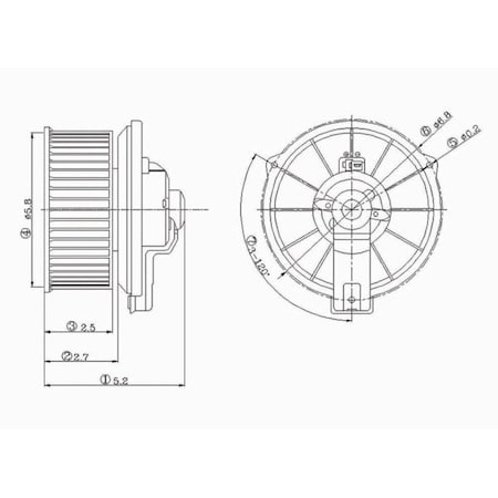 Gpd Blower Motor, 2311314 2311314